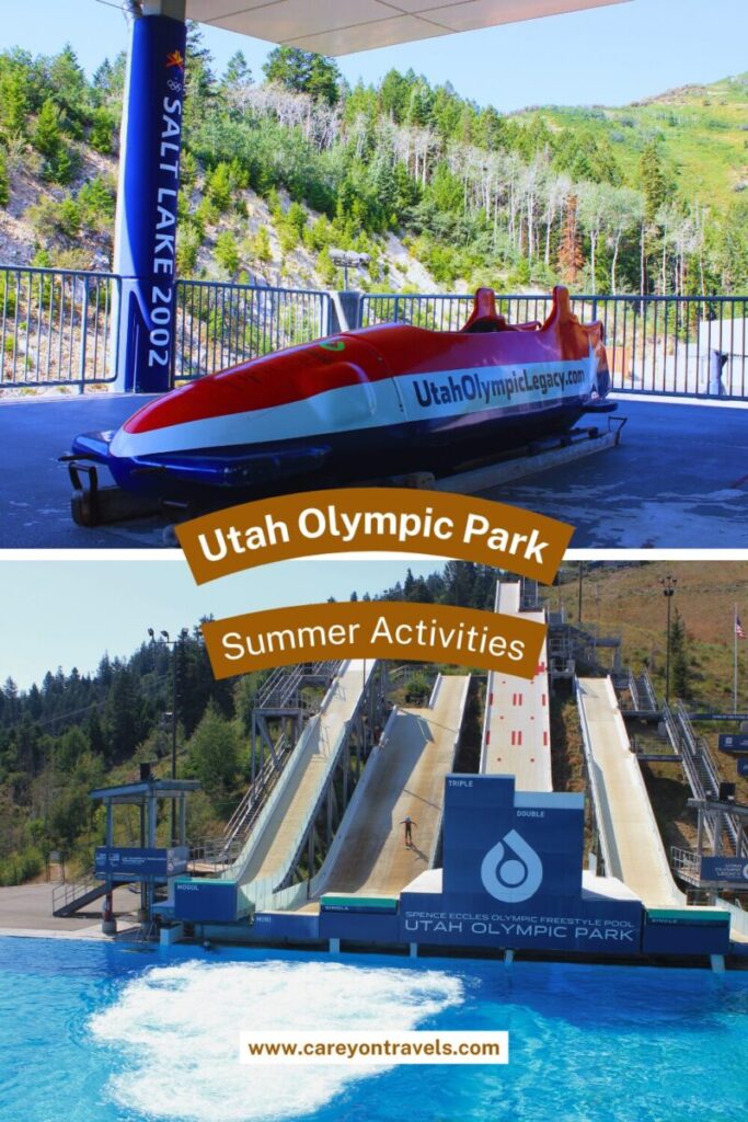 Utah Olympic Park summer activities pin3