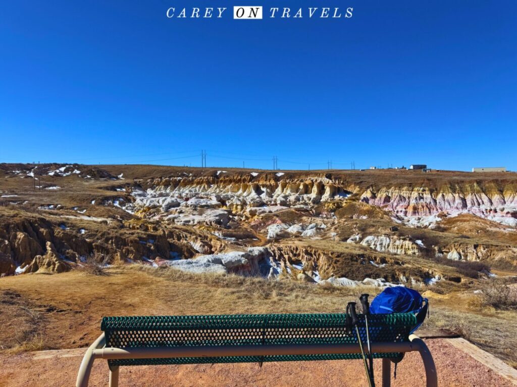 Benches in Paint Mines Interpretive Park