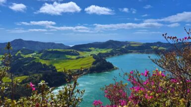 Miradouro Pico Do Ferro over Lagoa das Furnas