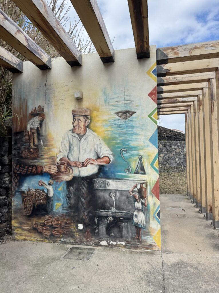 Street Art Along the Coastal Walk in Vila Franca do Campo