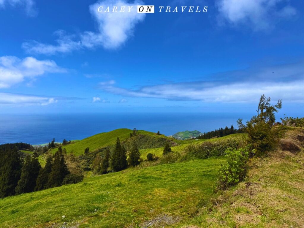Sete Cidades Ocean View from the Rim of the Caldera