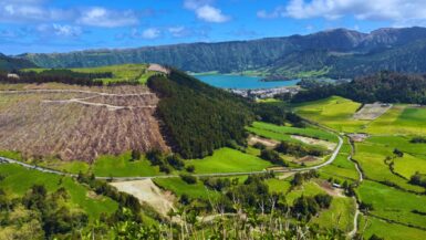 View of Sete Cidades