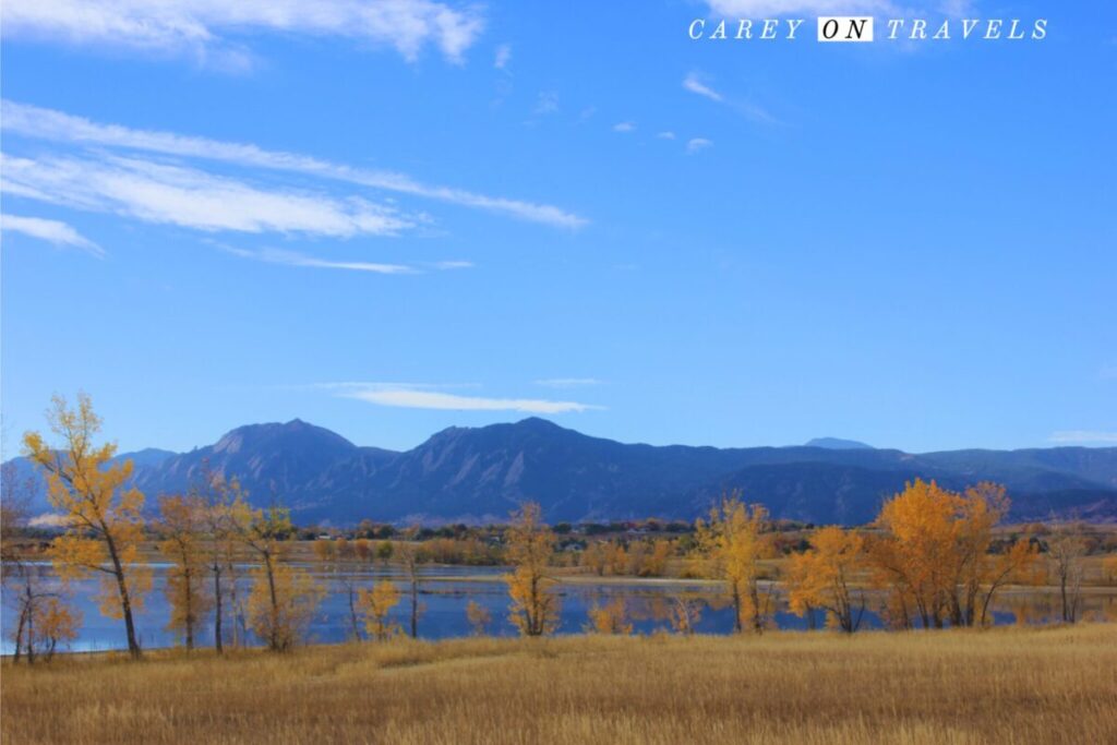 Boulder Reservoir in Fall