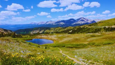 Cottonwood Pass Looking West from the Summit