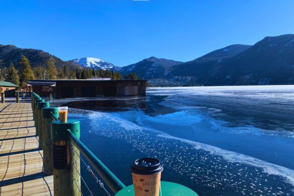 Grand Lake Boardwalk in Winter