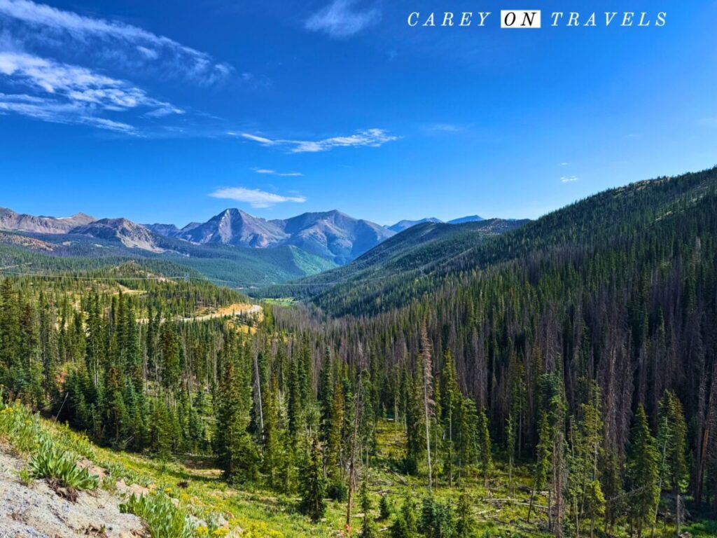 Looking East from the Monarch Pass Summit