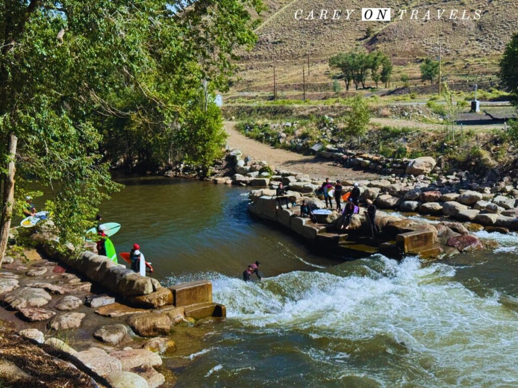 Surfing in Salida Colorado