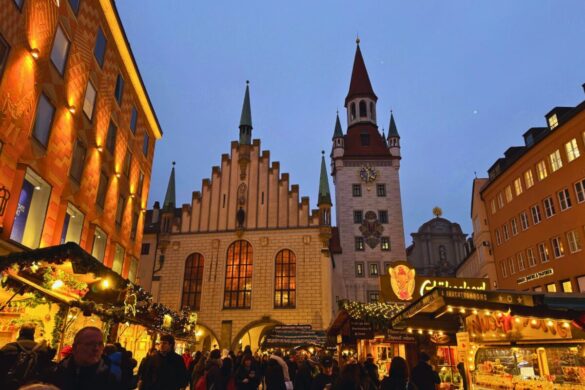 Munich Christmas Market Holidays Marienplatz