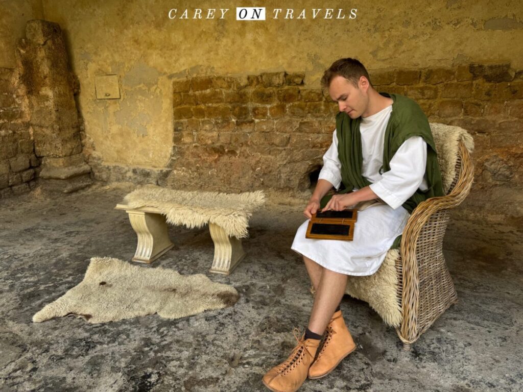 Roman Actor at the Roman Baths in Bath