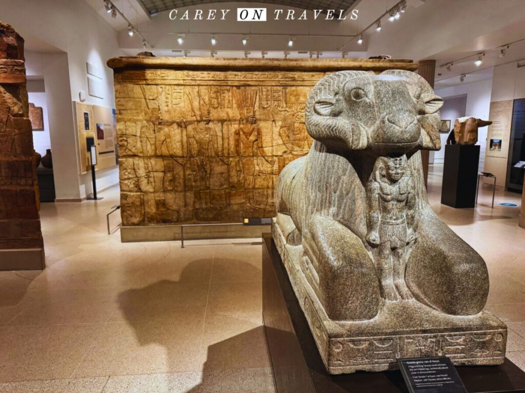 Egypt Exhibit  at the Ashmolean Museum in Oxford