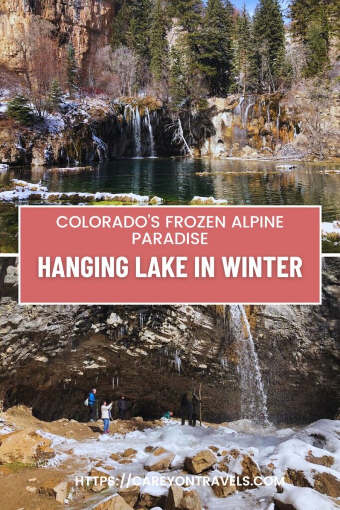 Hanging Lake in Winter pin2