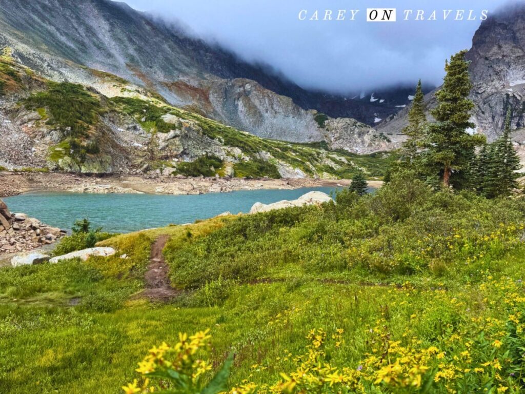 First View of Lake Isabelle in Brainard Lake Recreation Area