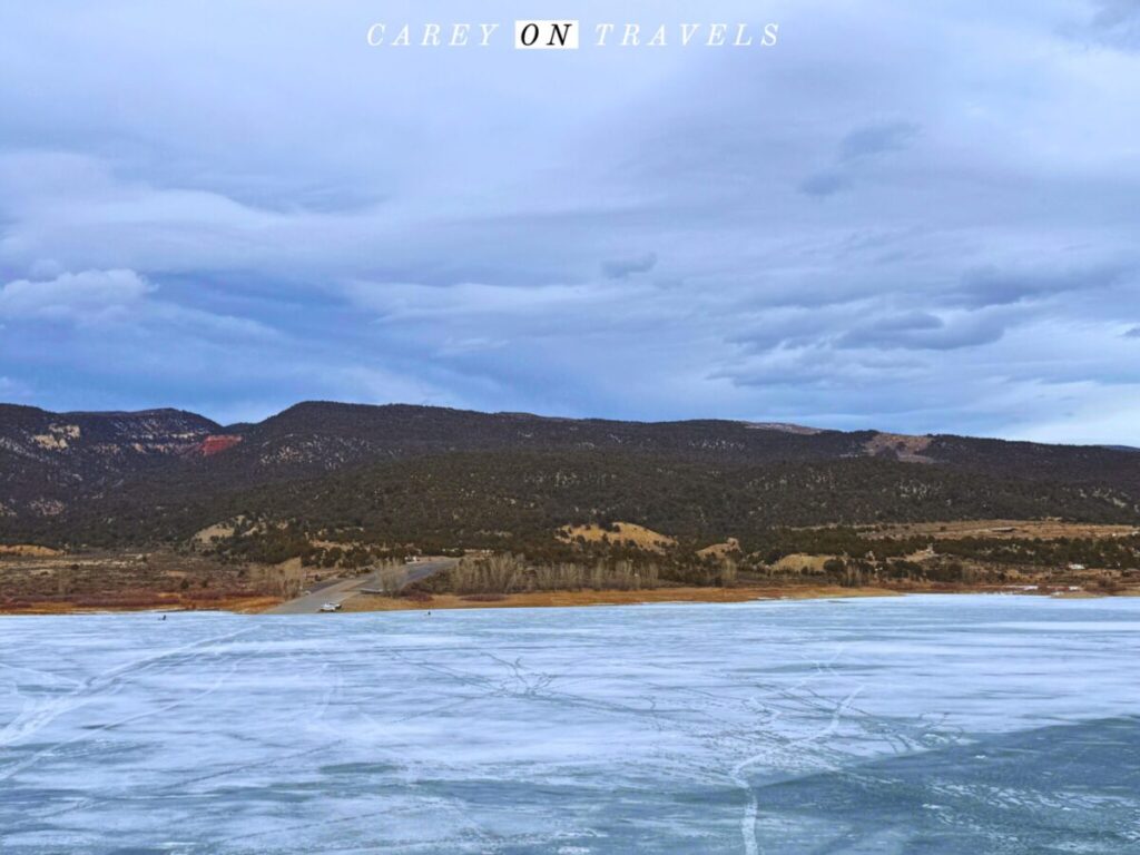 Rifle Gap State Park in Winter