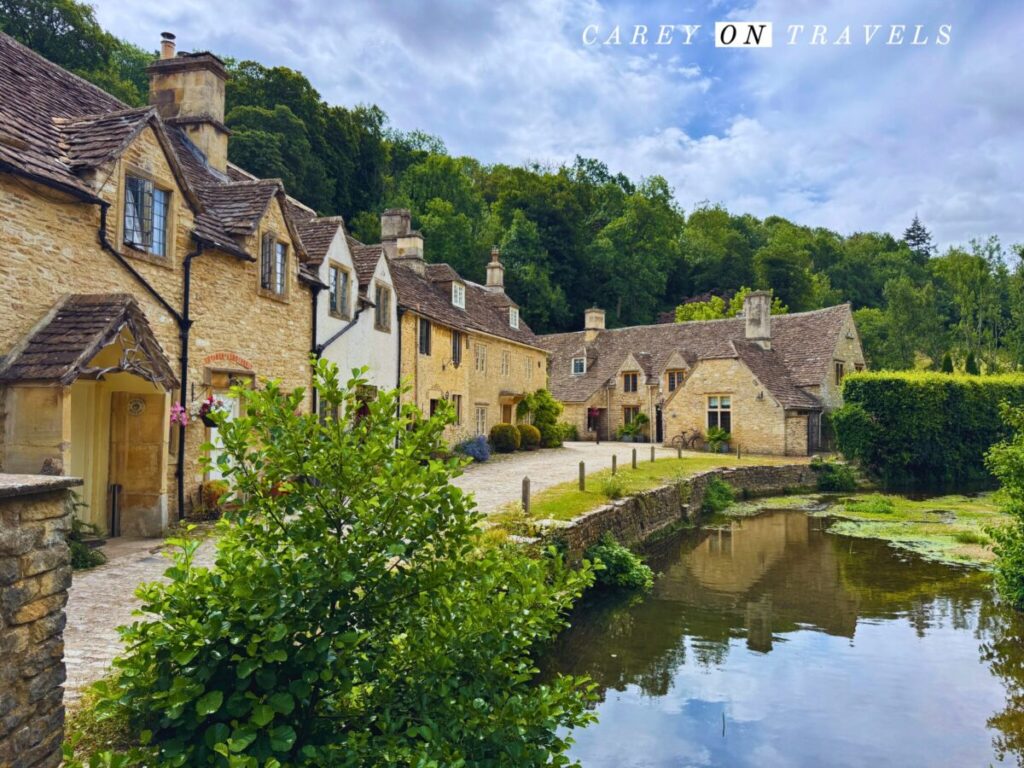 View from Castle Combe Bridge  Cotswolds