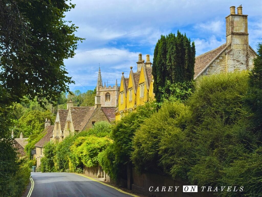 Castle Combe Cotswolds near Bath England