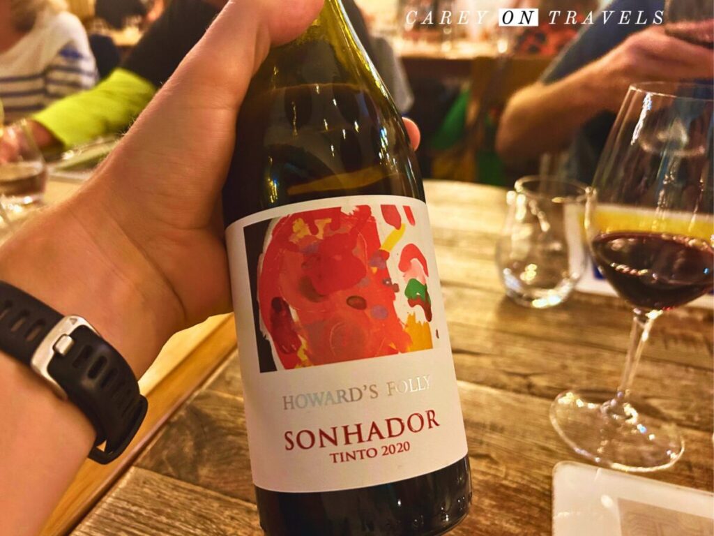 Wine at Howard's Folley Winery Estremoz