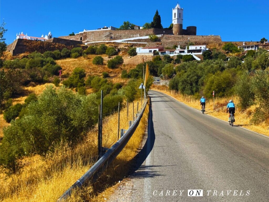 Biking to Monsaraz Portugal