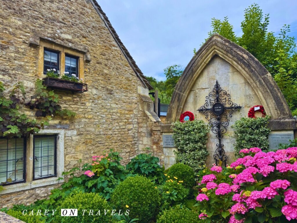 Castle Combe Cotswolds near Bath England