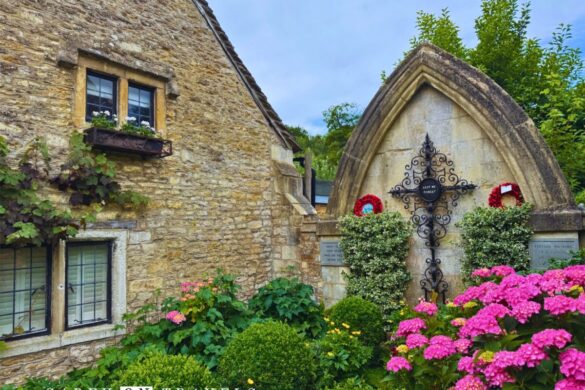 Castle Combe Cotswolds near Bath England