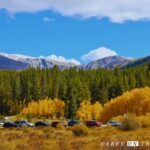 View from Burning Bear Trailhead Guanella Pass in Fall