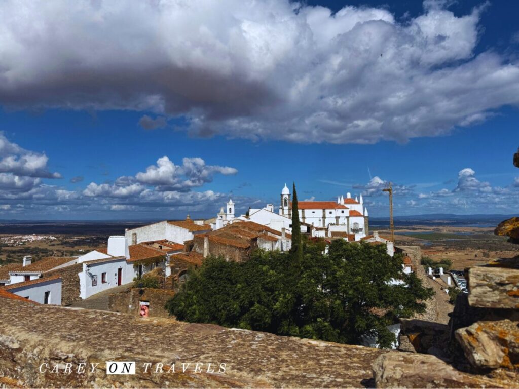 Monsaraz's White-Washed Houses from the Castle