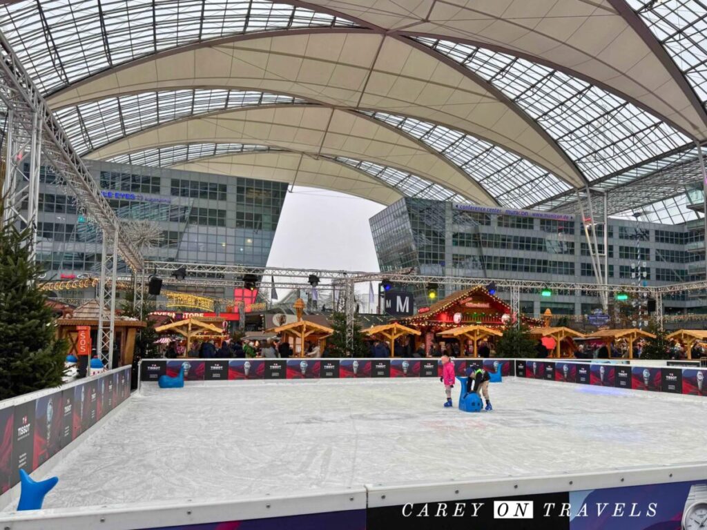 Munich Airport Christmas Market Ice Rink