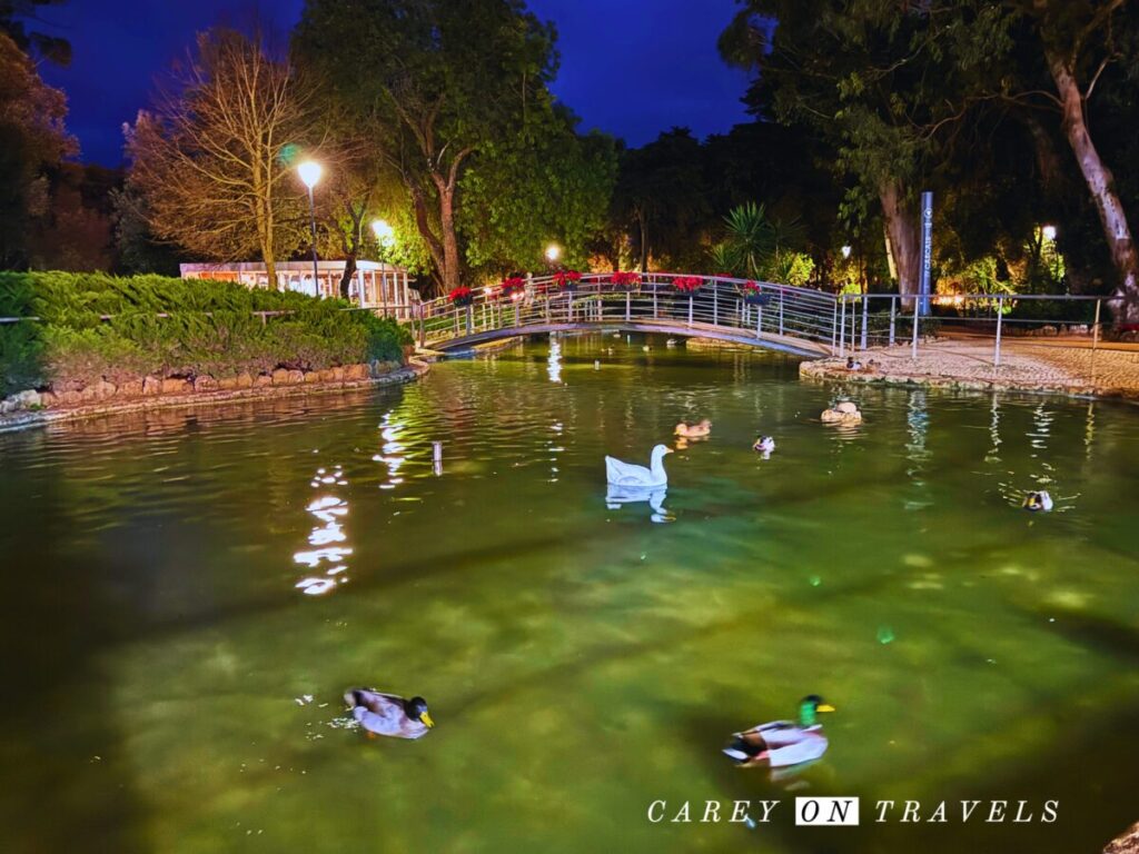 Parque Marechal Carmona in Cascais at Christmas