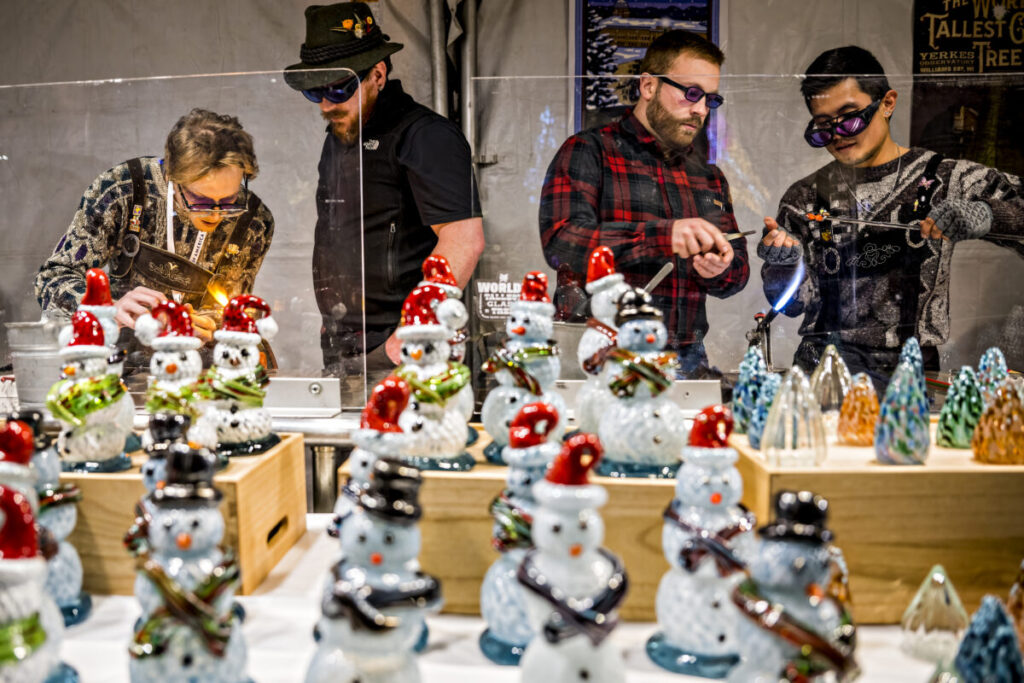 Glass Making Workshop photo credit Denver Christkindlmarkt