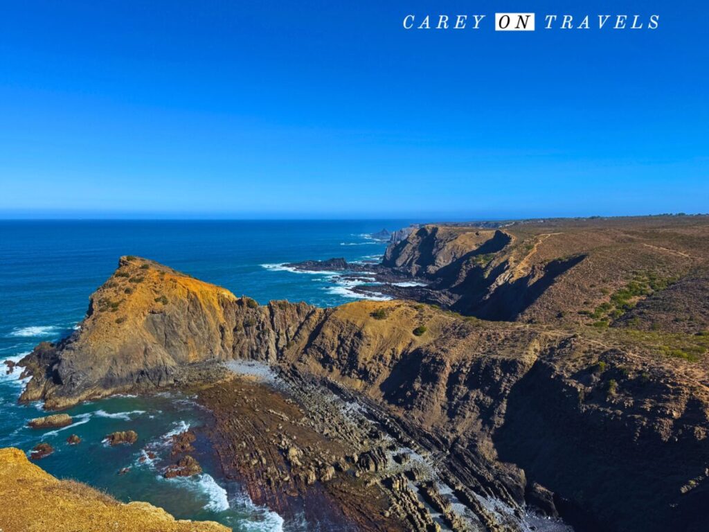 Views North of Arrifana along Portugal's Fisherman's Trail