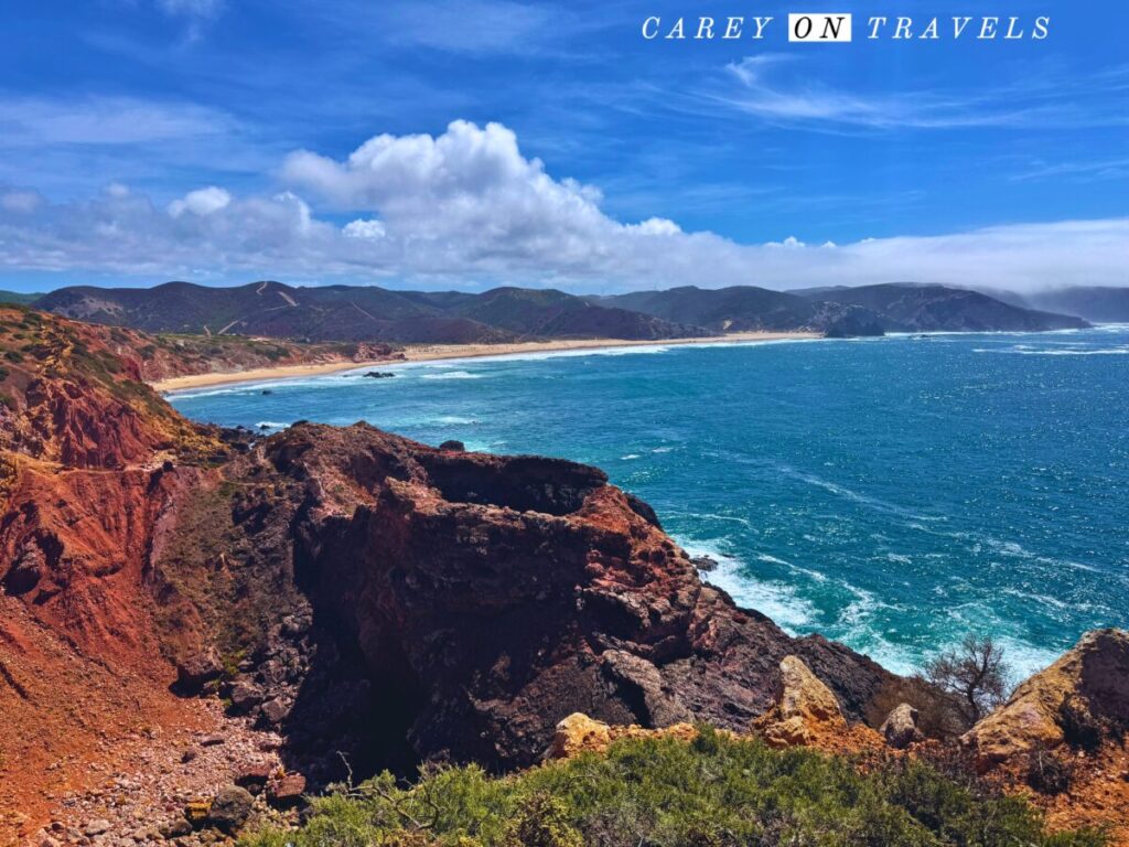Praia do Amado Carrapateira, along one of the best sections of Portugal's Fisherman's Trail