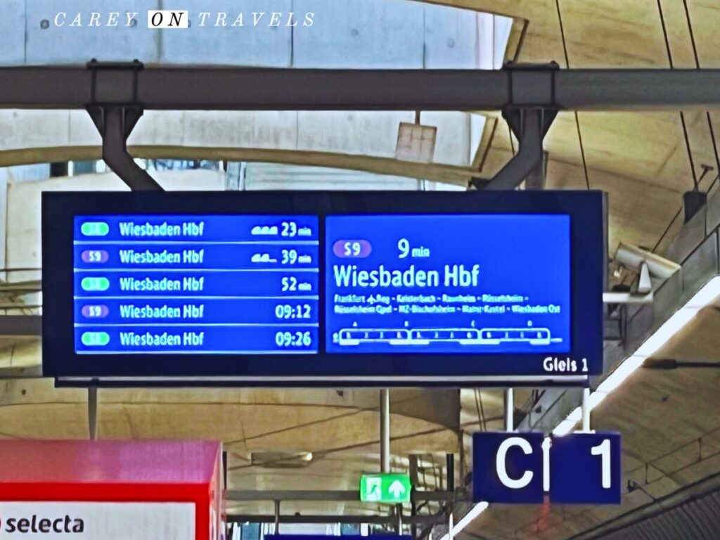 Deutsche Bahn Train Sign