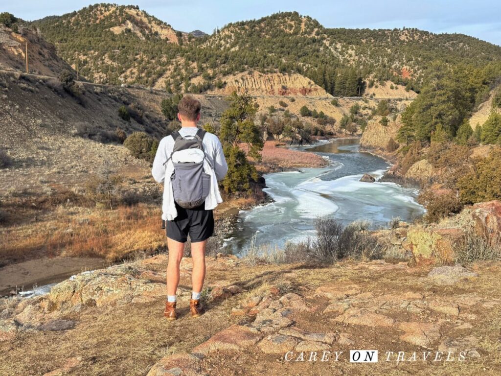 Looking over the Colorado River in Radium Colorado