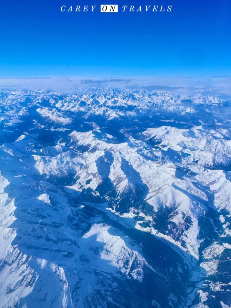 Austria from the Air in Winter