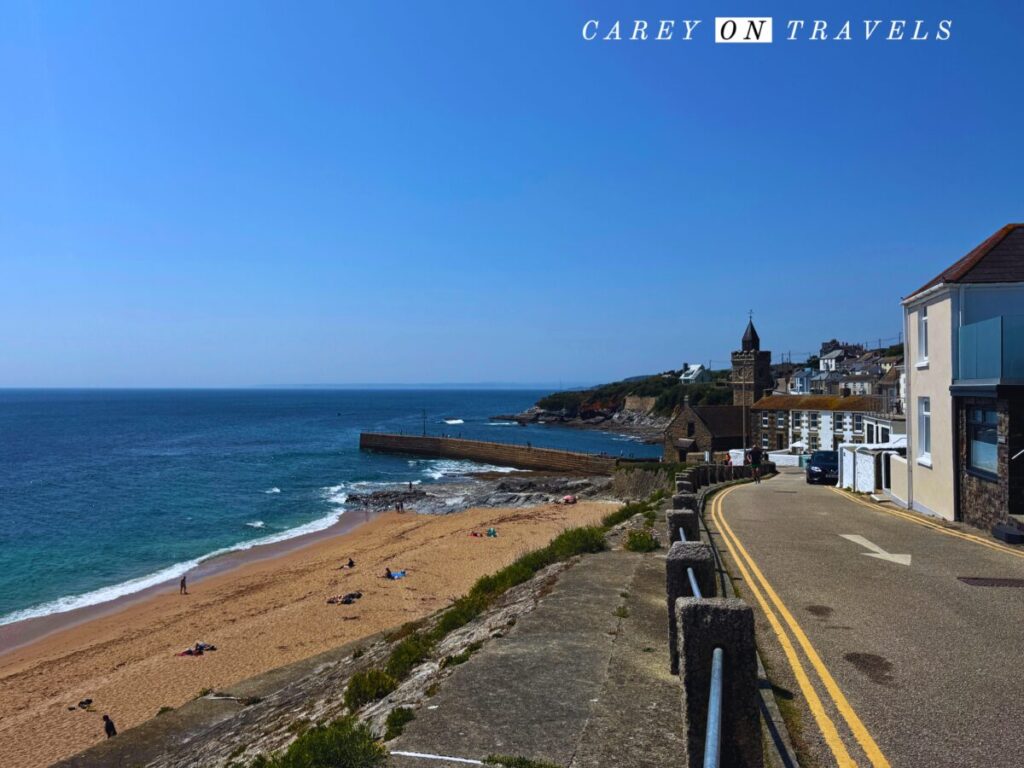 Porthleven Beach in Cornwall