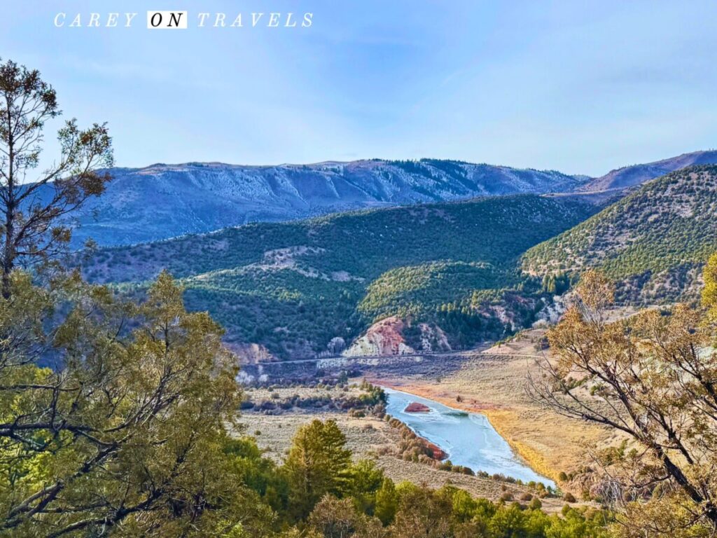 View over the Colorado River from the Trail to Radium Hot Springs