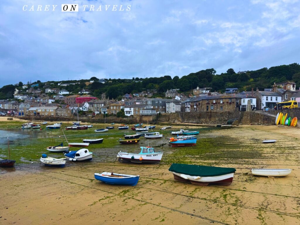 Mousehole Harbor at Low Tide