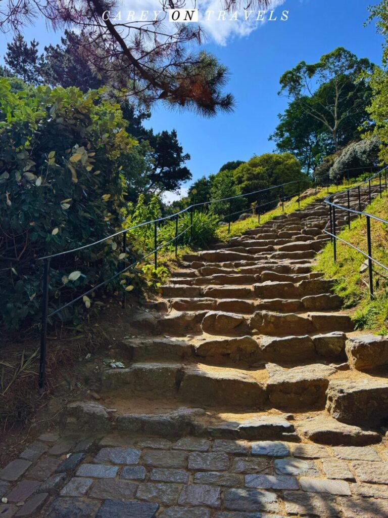 Stairs to St. Michael's Mount Castle