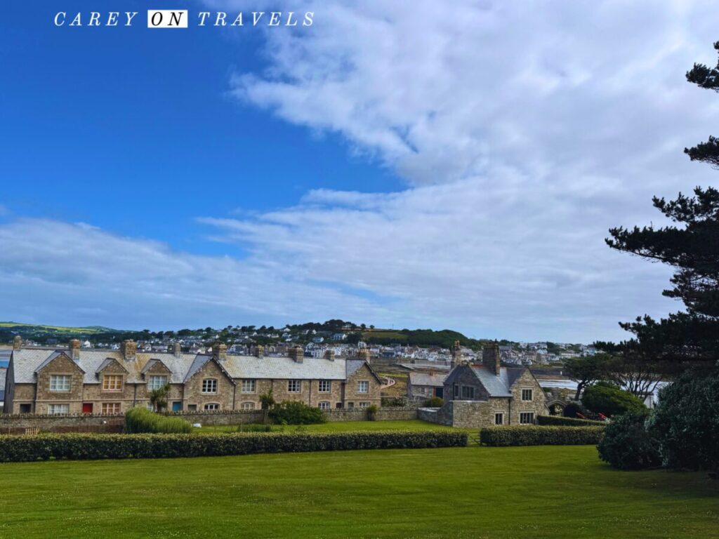 View from the Castle Path at St. Michael's Mount Cornwall