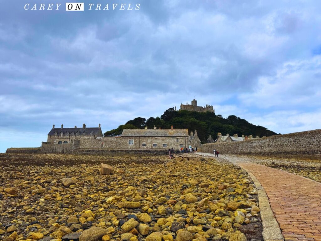 Walking to St Michael's Mount at Low Tide