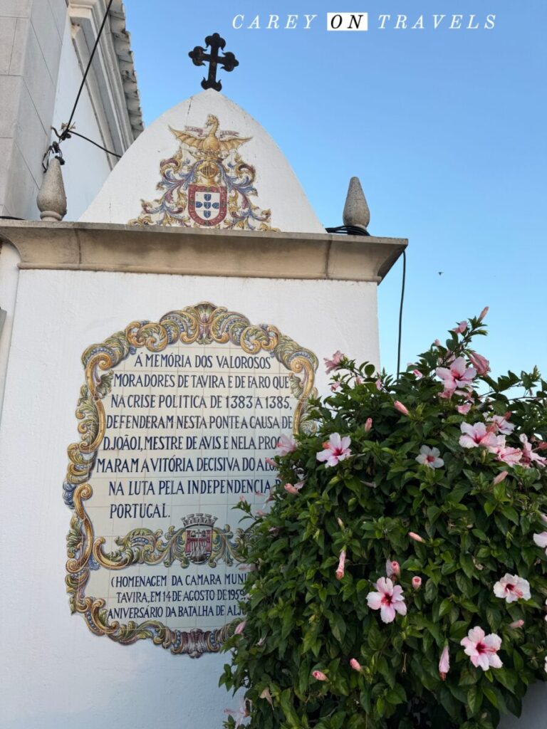 Memorial in Tavira, Portugal