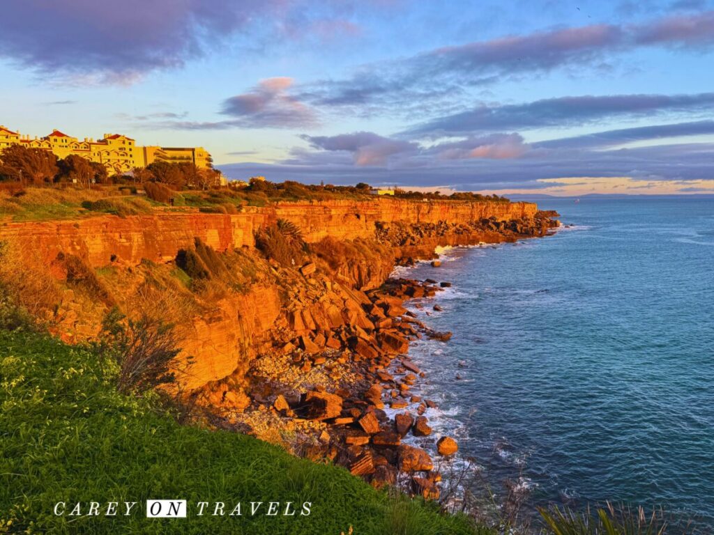 Enjoying the Coast in Cascais at Sunset