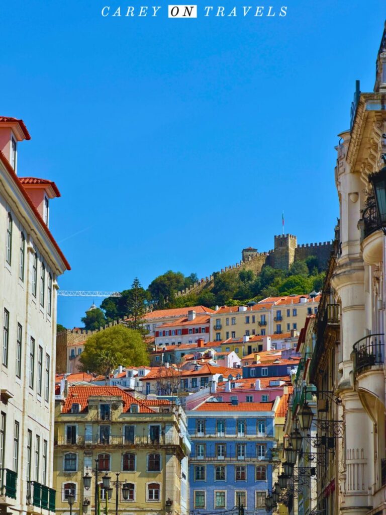 São Jorge Castle Views in Lisbon, Portugal