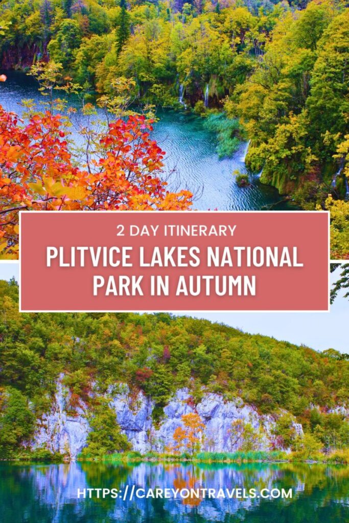 Plitvice Lakes National Park in Autumn pin2