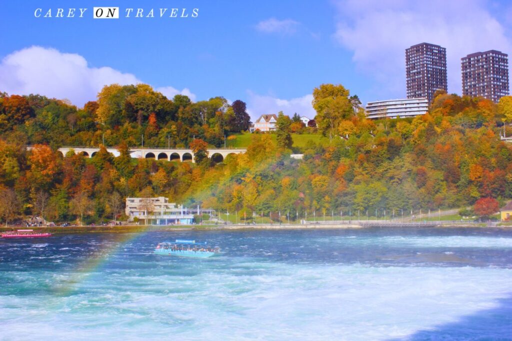 Rhine Falls in Autumn, Black Forest, Germany