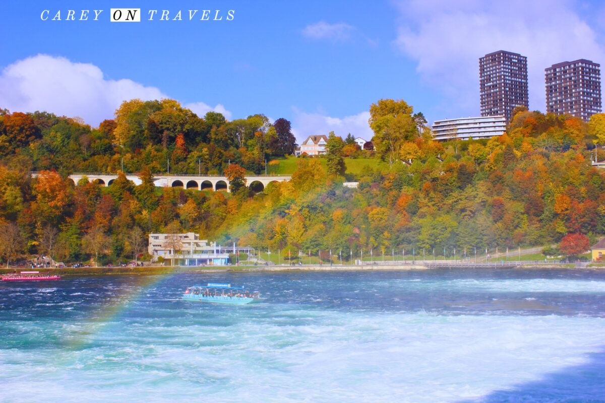 Rhine Falls in Autumn, Black Forest, Germany