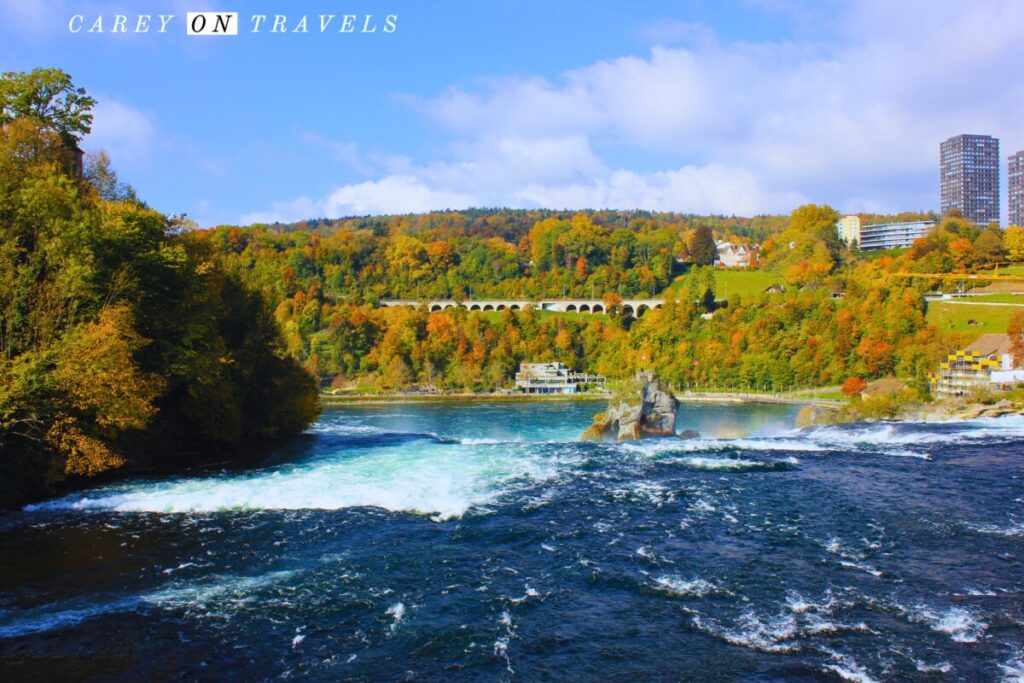 Rhine Falls taken from the Pedestrian Bridge