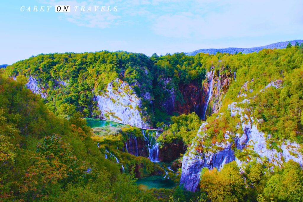 Veliki Slap Plitvice Lakes National Park in Autumn