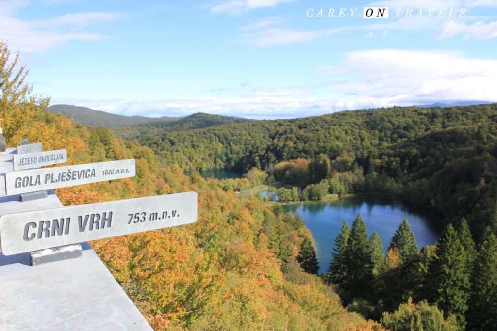 Viewpoint Above Upper Lakes Plitvice