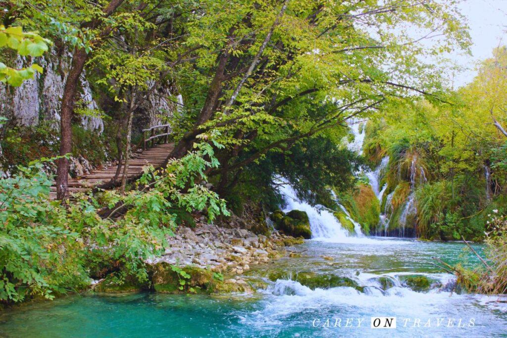 Walkway along Plitvice's Lower Lakes