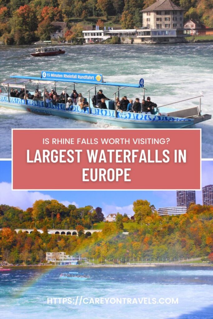 Largest Waterfalls in Europe, Rhine Falls pin3